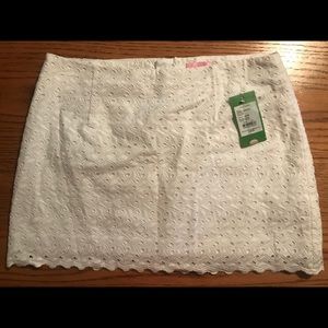 Lilly Pulitzer White Skirt